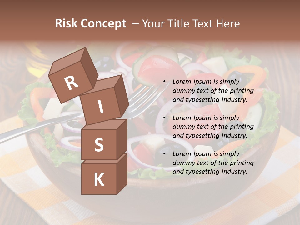 Healthy Nobody Objects PowerPoint Template