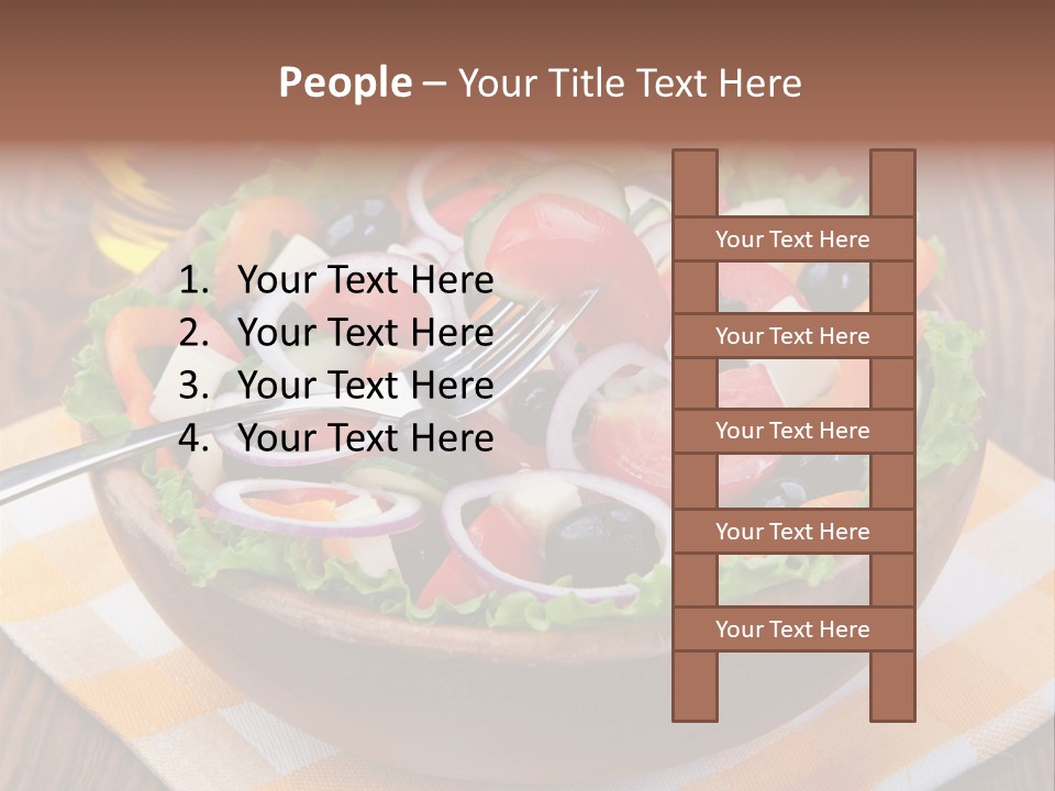 Healthy Nobody Objects PowerPoint Template
