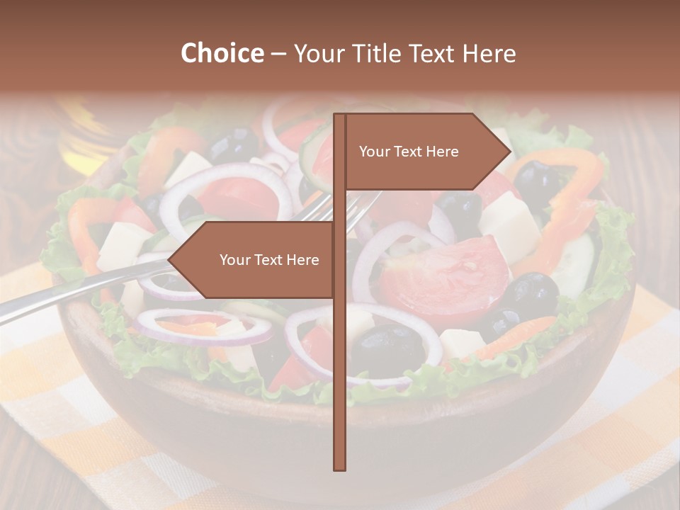 Healthy Nobody Objects PowerPoint Template