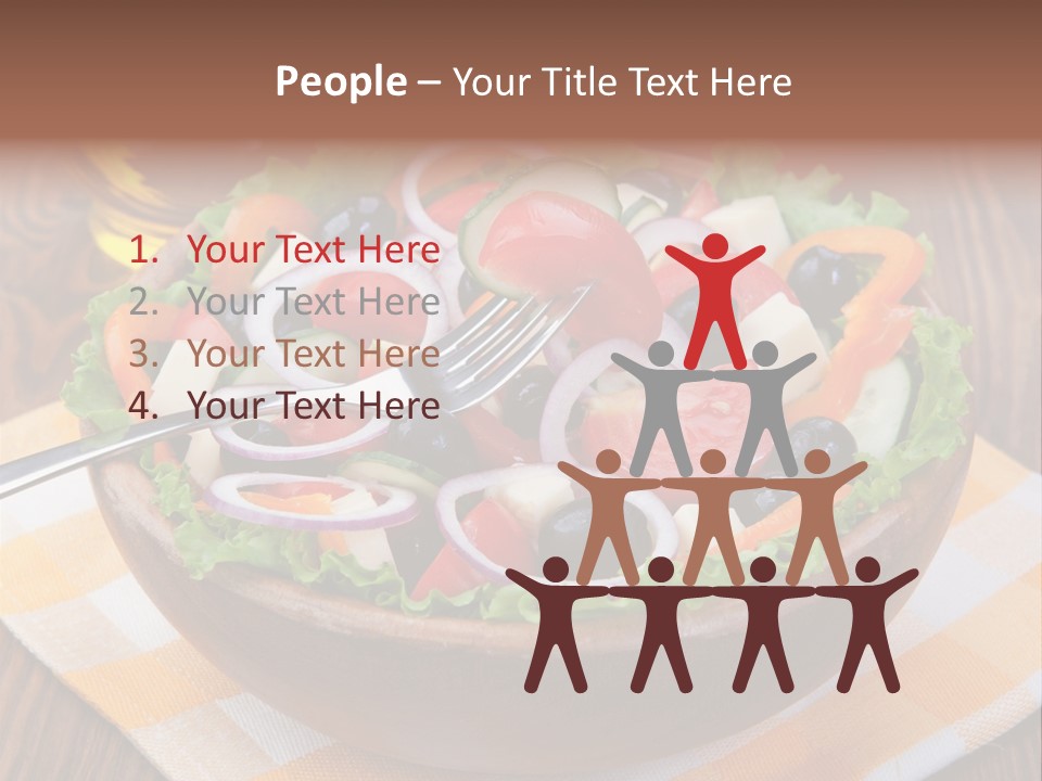 Healthy Nobody Objects PowerPoint Template