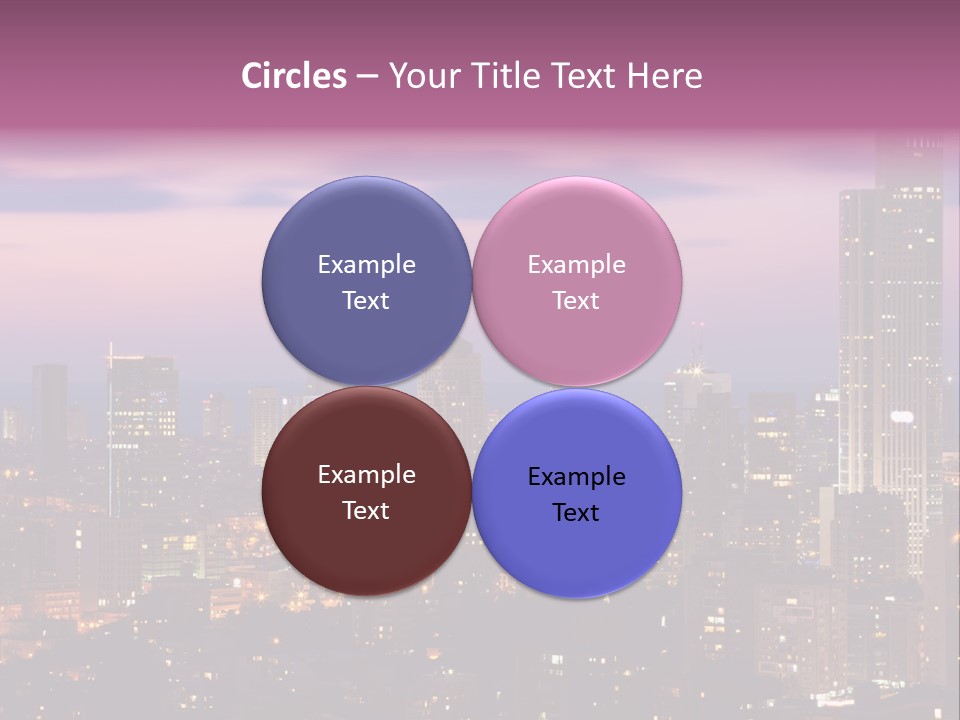 Public Building Street Light Travel Destinations PowerPoint Template