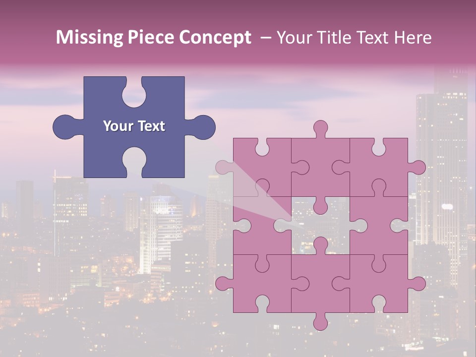 Public Building Street Light Travel Destinations PowerPoint Template