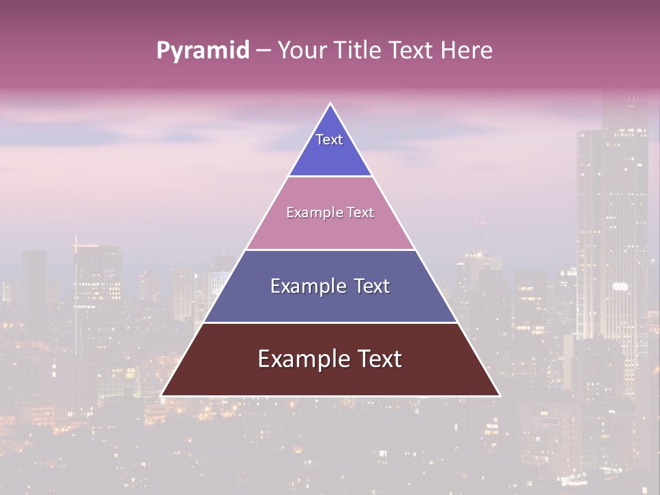 Public Building Street Light Travel Destinations PowerPoint Template
