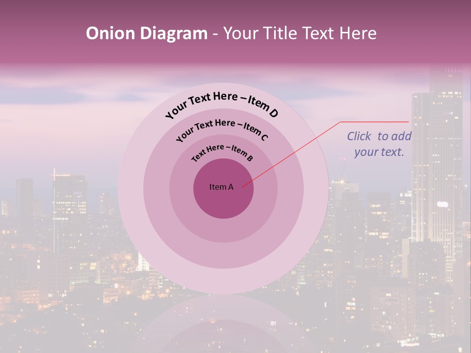 Public Building Street Light Travel Destinations PowerPoint Template