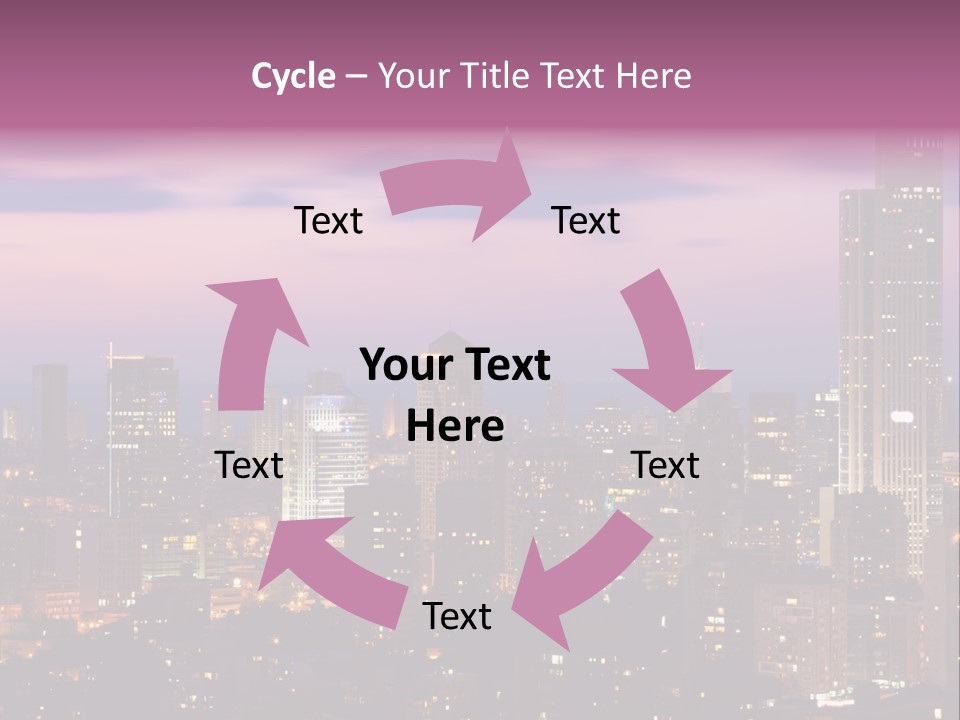 Public Building Street Light Travel Destinations PowerPoint Template