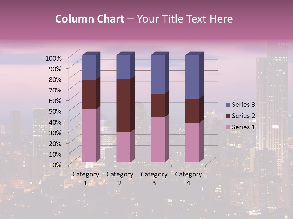 Public Building Street Light Travel Destinations PowerPoint Template