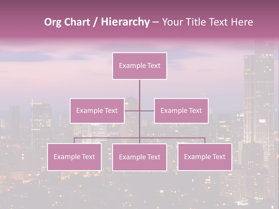 Public Building Street Light Travel Destinations PowerPoint Template