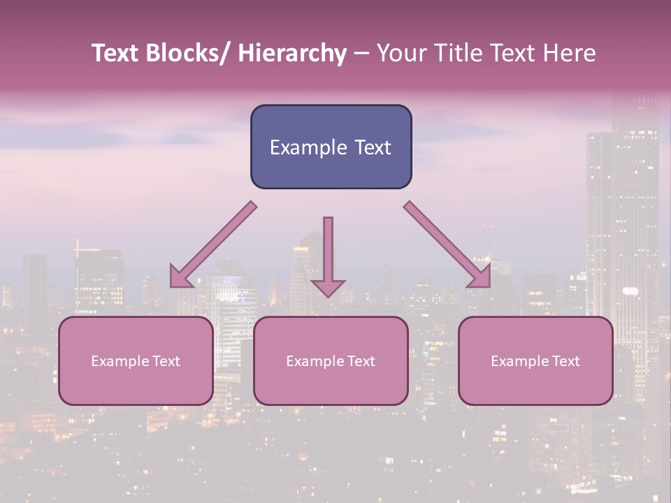 Public Building Street Light Travel Destinations PowerPoint Template