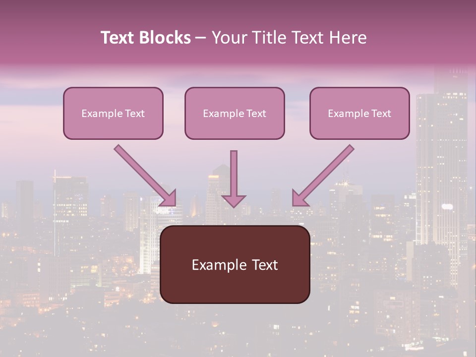 Public Building Street Light Travel Destinations PowerPoint Template