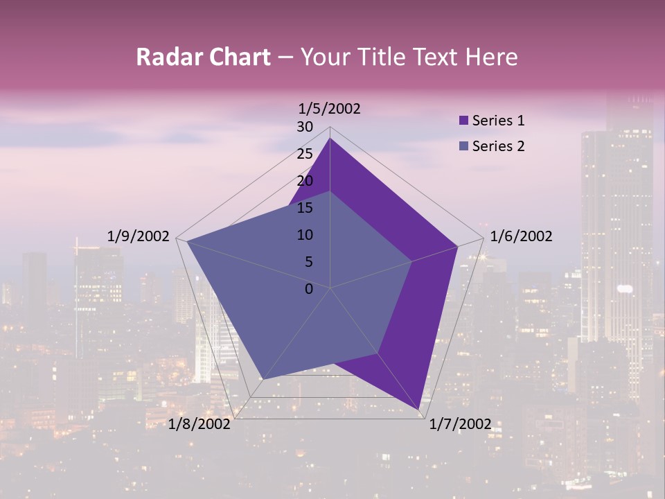 Public Building Street Light Travel Destinations PowerPoint Template
