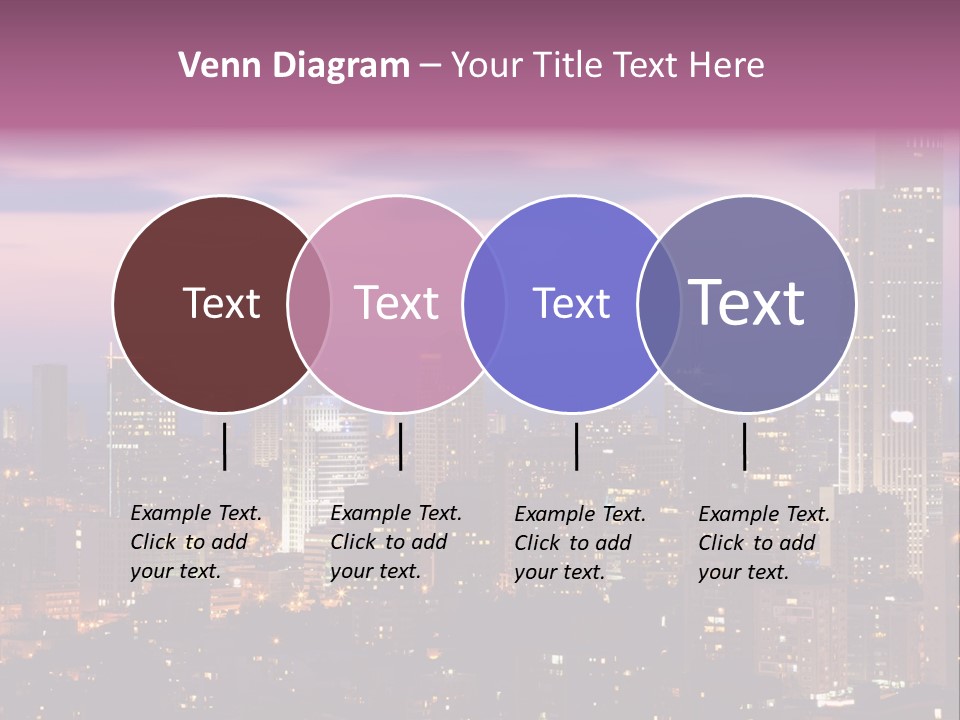 Public Building Street Light Travel Destinations PowerPoint Template