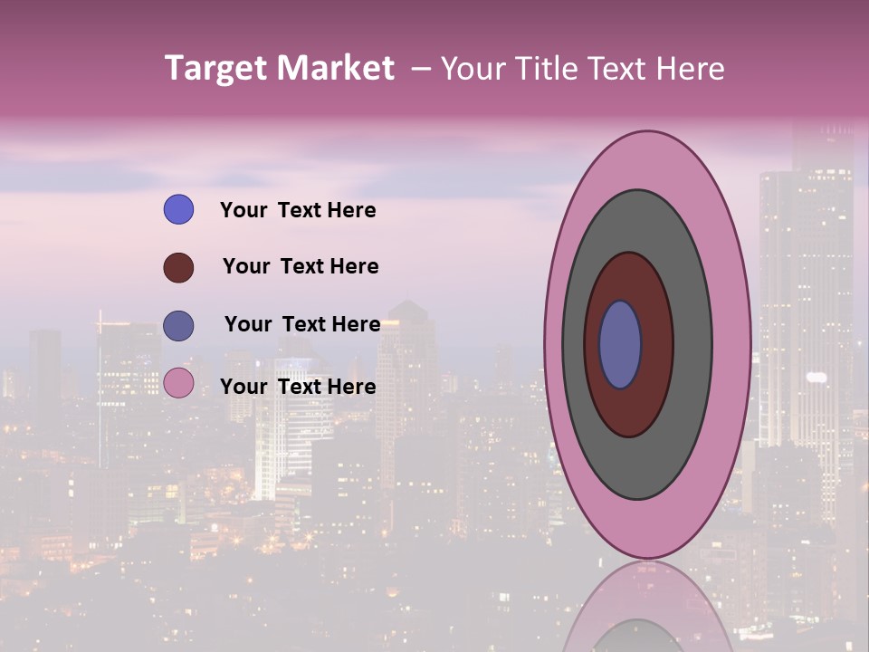 Public Building Street Light Travel Destinations PowerPoint Template