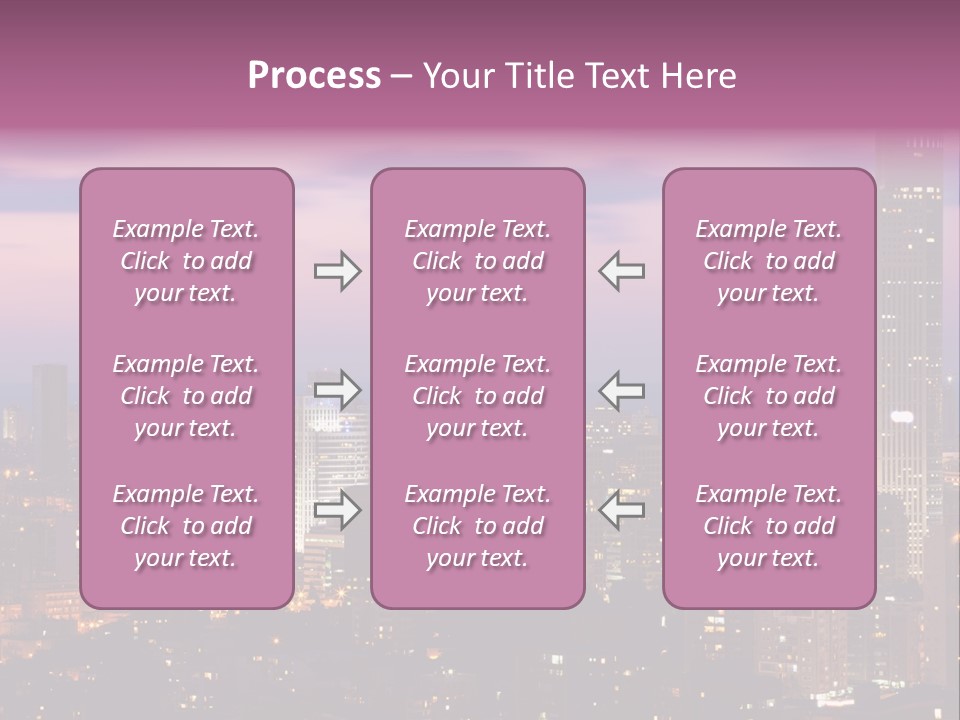 Public Building Street Light Travel Destinations PowerPoint Template