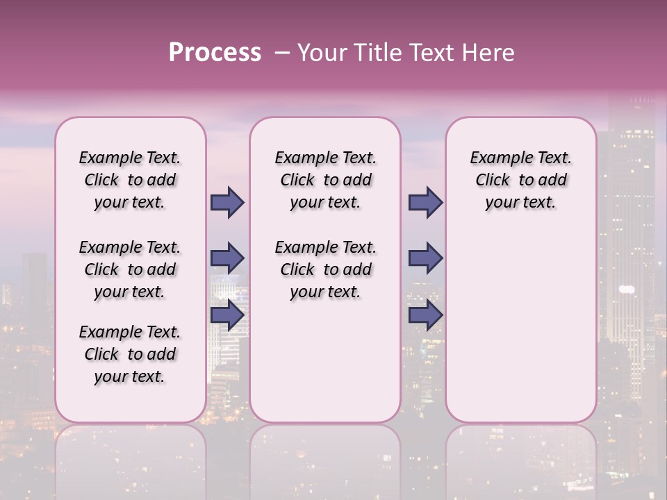 Public Building Street Light Travel Destinations PowerPoint Template