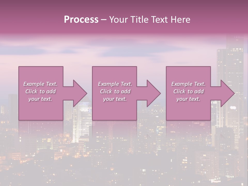 Public Building Street Light Travel Destinations PowerPoint Template
