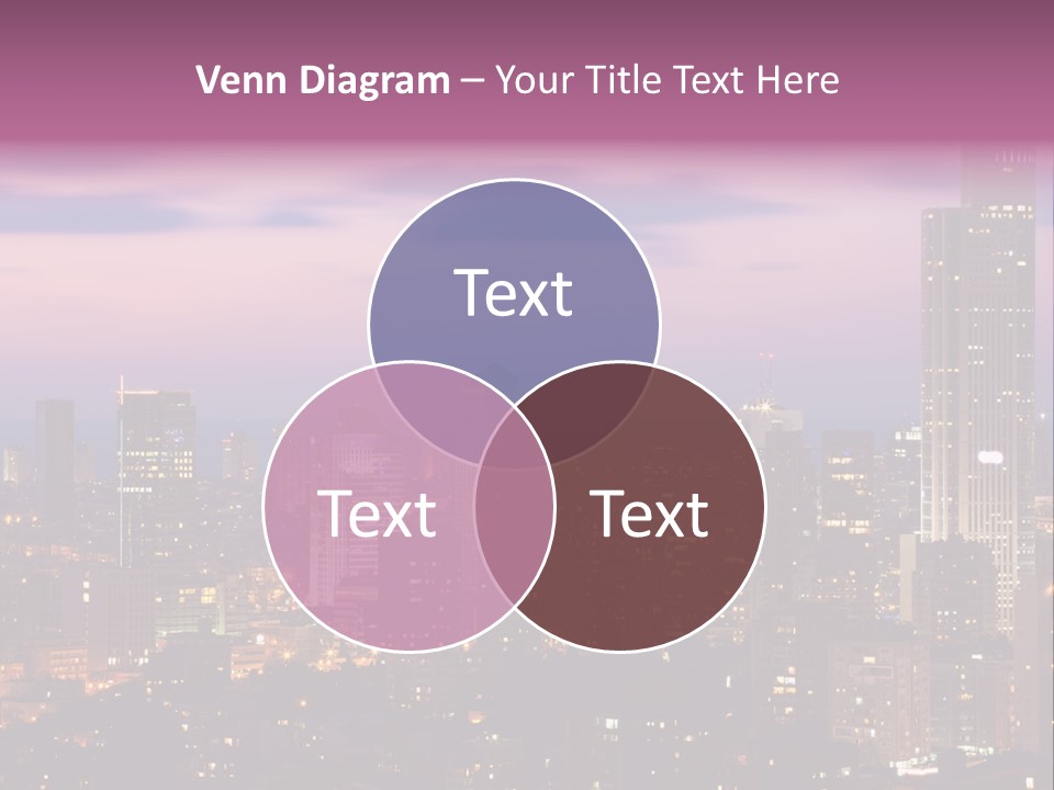 Public Building Street Light Travel Destinations PowerPoint Template