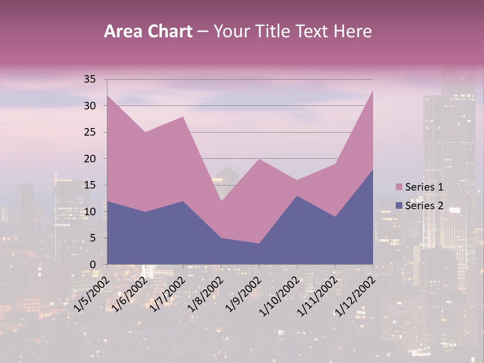 Public Building Street Light Travel Destinations PowerPoint Template