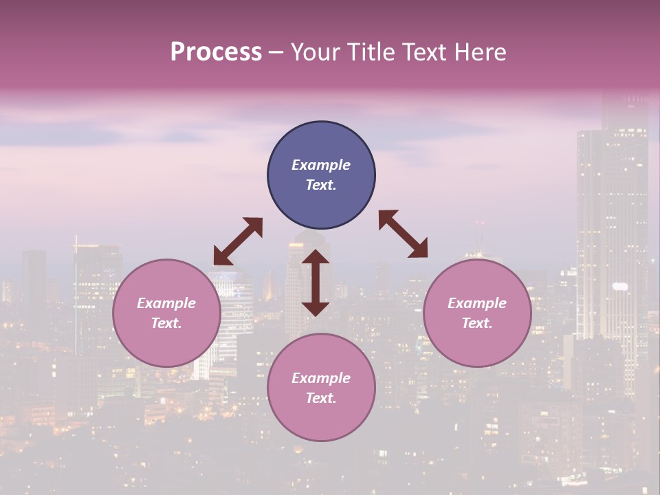 Public Building Street Light Travel Destinations PowerPoint Template