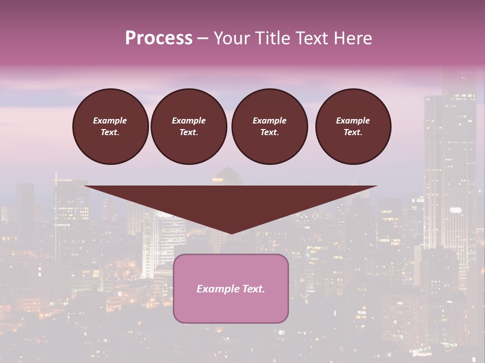 Public Building Street Light Travel Destinations PowerPoint Template