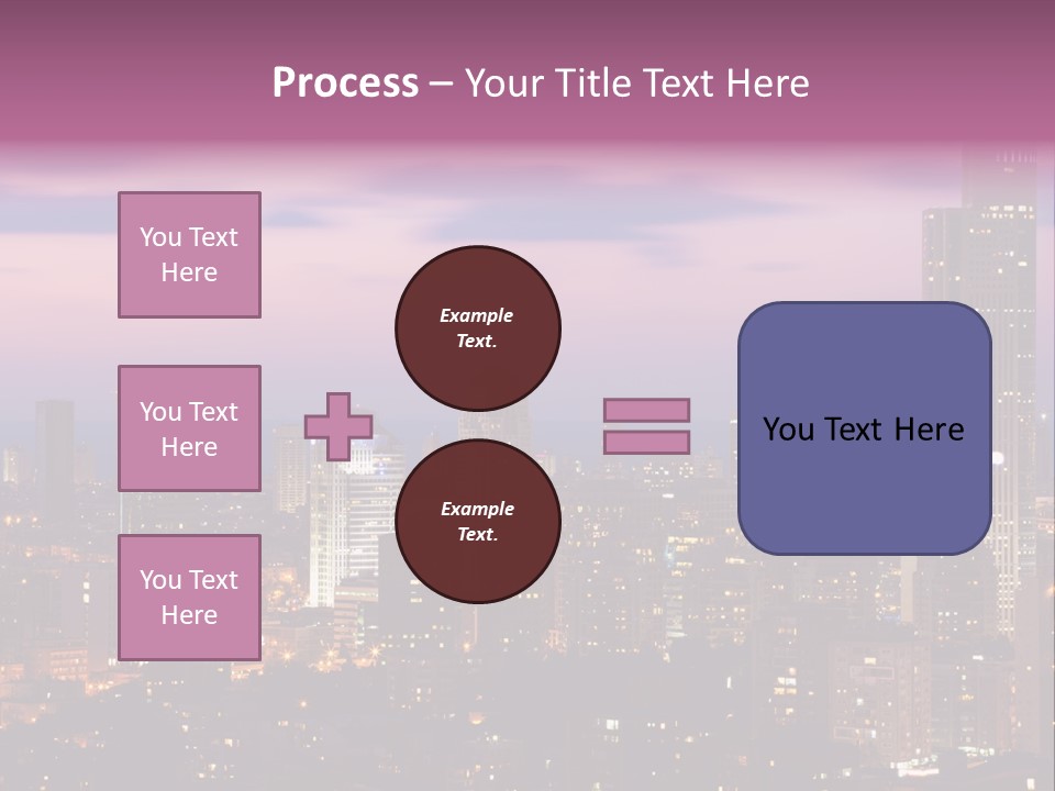 Public Building Street Light Travel Destinations PowerPoint Template