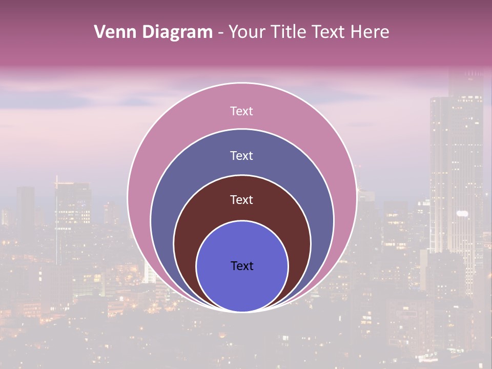 Public Building Street Light Travel Destinations PowerPoint Template