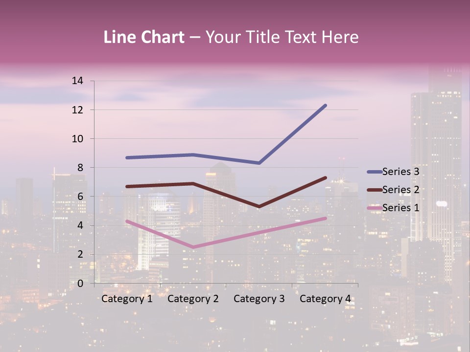 Public Building Street Light Travel Destinations PowerPoint Template
