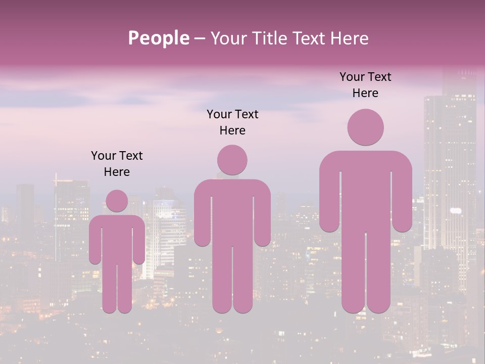 Public Building Street Light Travel Destinations PowerPoint Template