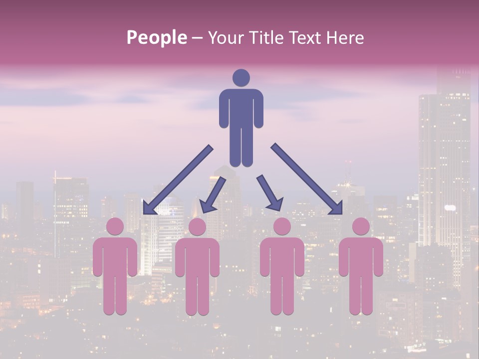 Public Building Street Light Travel Destinations PowerPoint Template