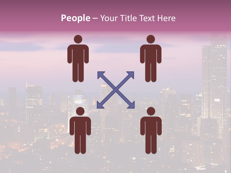 Public Building Street Light Travel Destinations PowerPoint Template