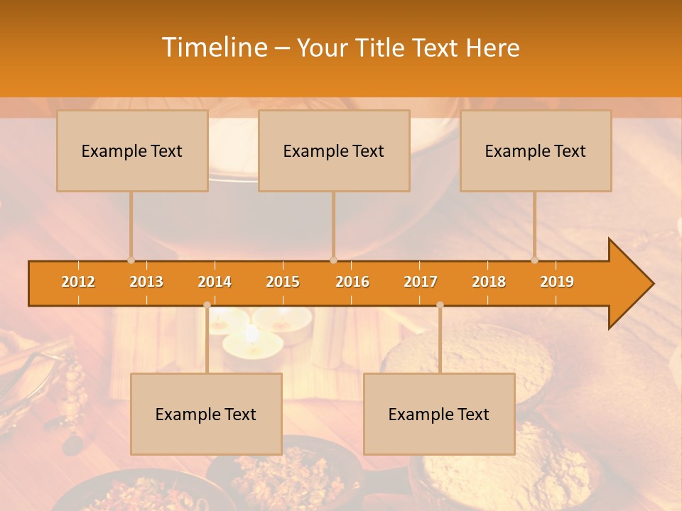 Candle Wellbeing Spa PowerPoint Template