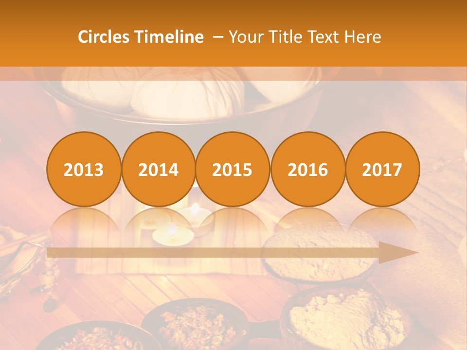 Candle Wellbeing Spa PowerPoint Template