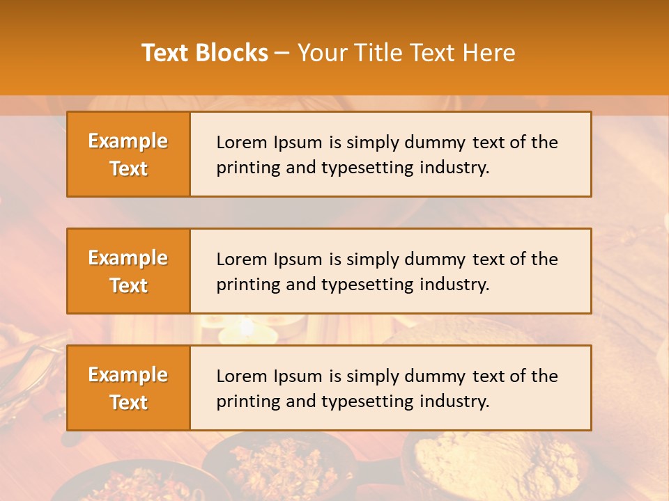 Candle Wellbeing Spa PowerPoint Template