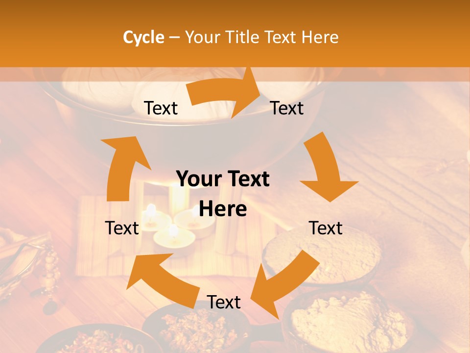 Candle Wellbeing Spa PowerPoint Template