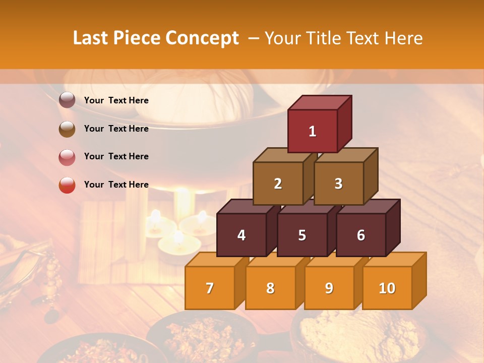 Candle Wellbeing Spa PowerPoint Template