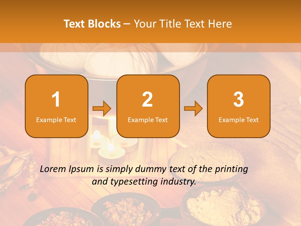 Candle Wellbeing Spa PowerPoint Template