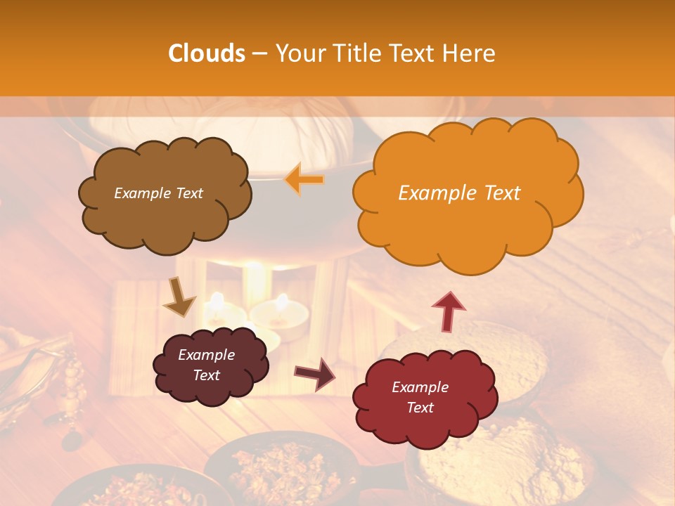 Candle Wellbeing Spa PowerPoint Template