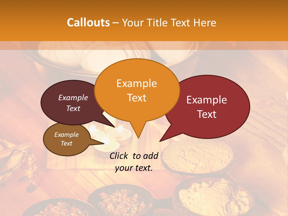 Candle Wellbeing Spa PowerPoint Template