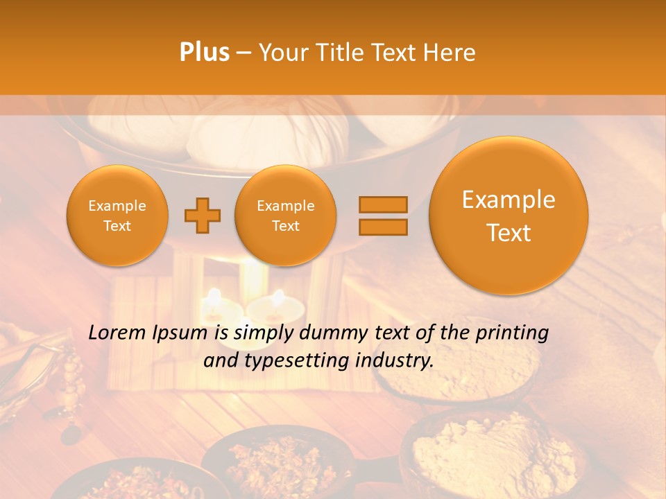 Candle Wellbeing Spa PowerPoint Template