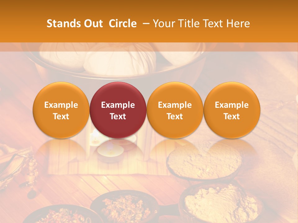 Candle Wellbeing Spa PowerPoint Template