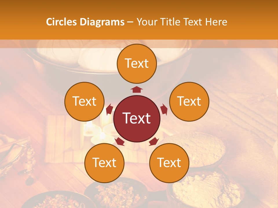 Candle Wellbeing Spa PowerPoint Template