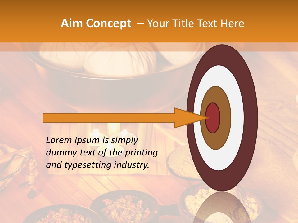 Candle Wellbeing Spa PowerPoint Template