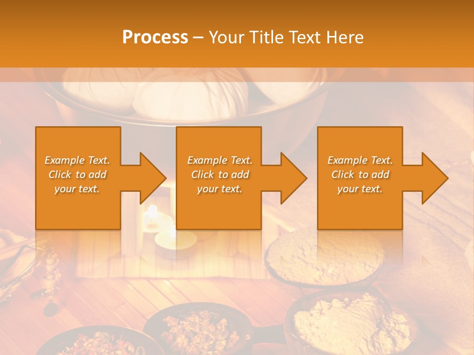 Candle Wellbeing Spa PowerPoint Template
