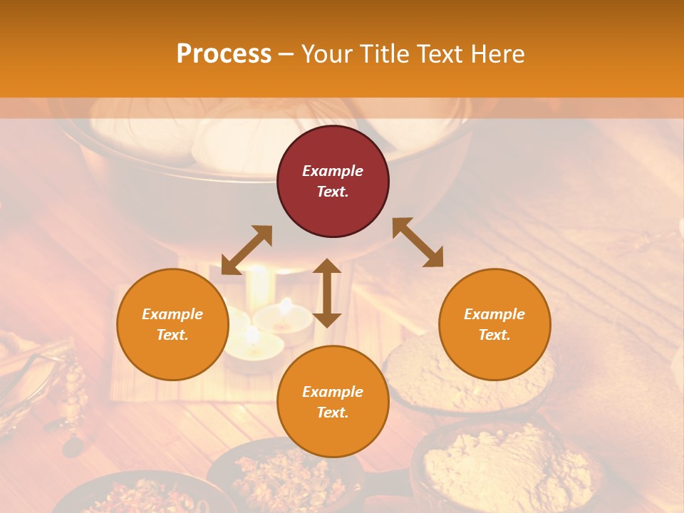 Candle Wellbeing Spa PowerPoint Template