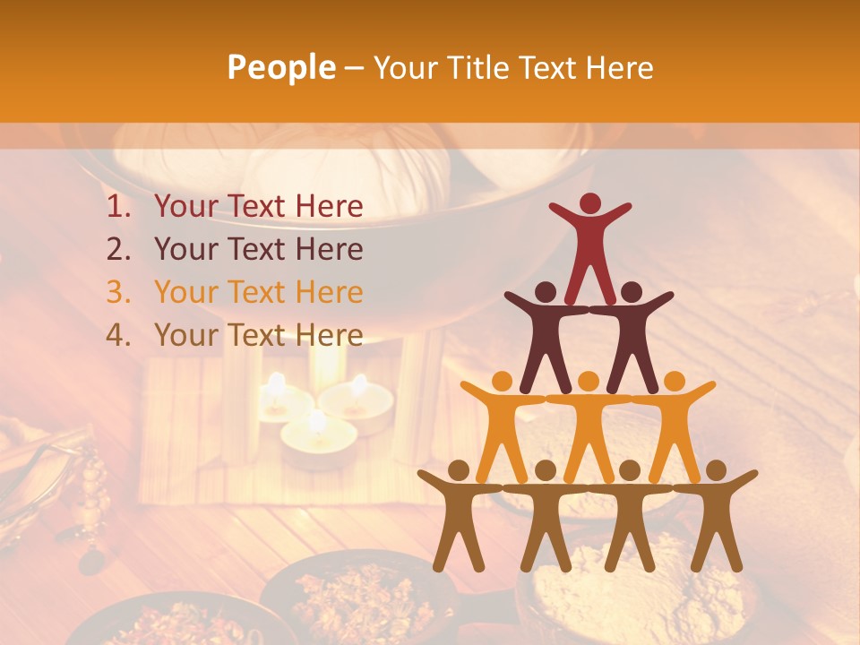 Candle Wellbeing Spa PowerPoint Template