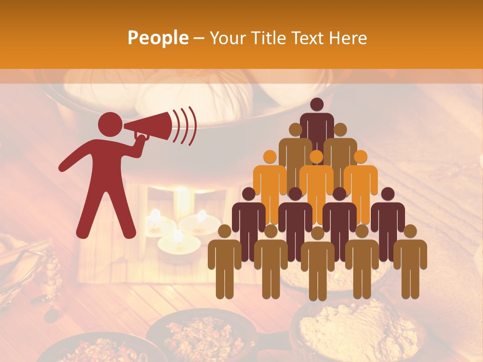 Candle Wellbeing Spa PowerPoint Template