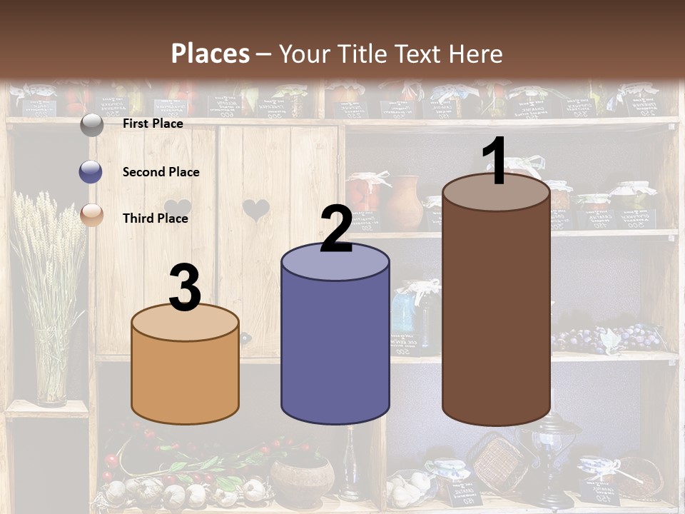 Sweet Kitchen Cabinet PowerPoint Template