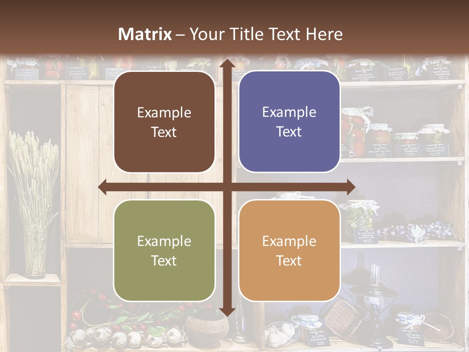 Sweet Kitchen Cabinet PowerPoint Template