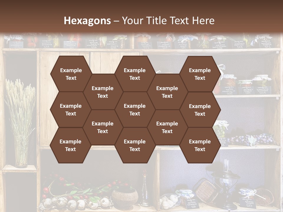 Sweet Kitchen Cabinet PowerPoint Template