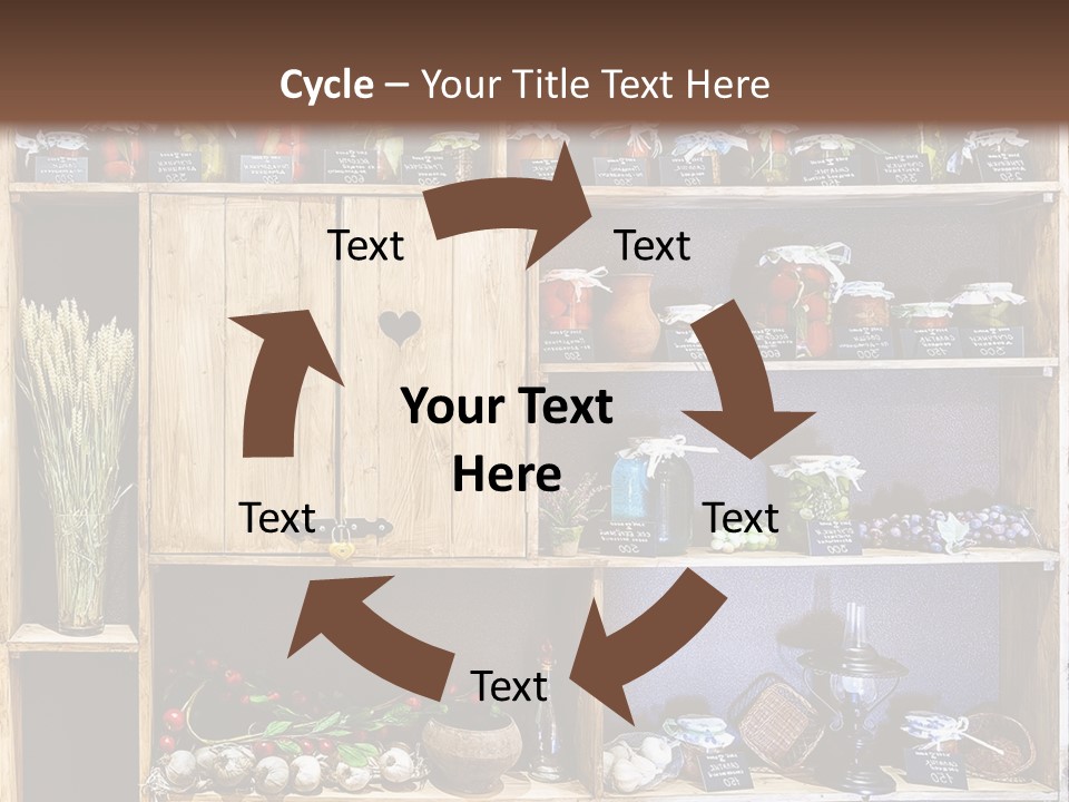 Sweet Kitchen Cabinet PowerPoint Template