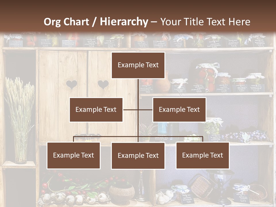 Sweet Kitchen Cabinet PowerPoint Template
